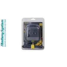 HBC2002 зарядное устройство Hanskonner PLATINUM, 18В, 1BatterySystem, 2.3A, блистер, 4603010128670 (CN), шт