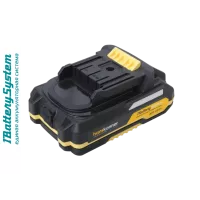 HBP2002 аккумулятор Hanskonner PLATINUM 18 В, 1BatterySystem, 2.0 Ач, USB-разъем, блистер, 4603010128632 (CN), шт