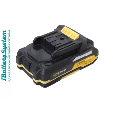 HBP2002 аккумулятор Hanskonner PLATINUM 18 В, 1BatterySystem, 2.0 Ач, USB-разъем, блистер, 4603010128632 (CN), шт
