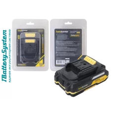 HBP2002 аккумулятор Hanskonner PLATINUM 18 В, 1BatterySystem, 2.0 Ач, USB-разъем, блистер, 4603010128632 (CN), шт