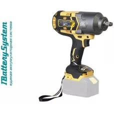HCD18100S Гайковерт удар б/щ Hanskonner PLATINUM, 18В, 1BatterySystem, 1000Нм, 1/2", без АКБ/ЗУ, 4603010126362 (CN), шт