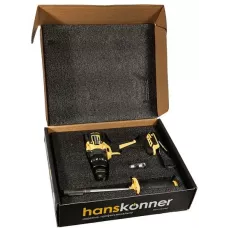HCD18165BL Аккумуляторная дрель Hanskonner б/щ удар PLATINUM, 18В, 1BatterySystem, 165 Нм,13 мм, без АКБ и ЗУ , шт