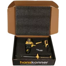 HCD18165BL Аккумуляторная дрель Hanskonner б/щ удар PLATINUM, 18В, 1BatterySystem, 165 Нм,13 мм, без АКБ и ЗУ , шт