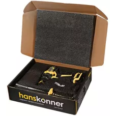 HCD18165BL Аккумуляторная дрель Hanskonner б/щ удар PLATINUM, 18В, 1BatterySystem, 165 Нм,13 мм, без АКБ и ЗУ , шт