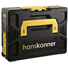 HCD18165BLI Дрель аккумуляторная б/щ ударная, 18В, 1BatterySystem,165Нм,1х4.0Ач,1х2.0Ач,13мм,кейс, HANSKONNER, 4603010127284 (CN), шт