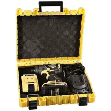 Винтоверт ударный аккумуляторный б/щ, 18В, Unibattery,280Нм,1/4", 3скор, 2x2.4Ач,кейс, HANSKONNER, HCD18280H, 4603010088790, шт