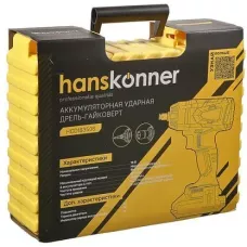 Аккумуляторный гайковерт Hanskonner HCD18350S Unibattery