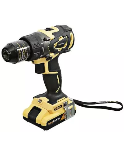 Аккумуляторный шуруповерт Hanskonner  HCD1865BL Unibattery