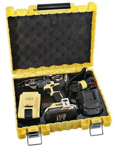 Аккумуляторный шуруповерт Hanskonner  HCD1865BL Unibattery