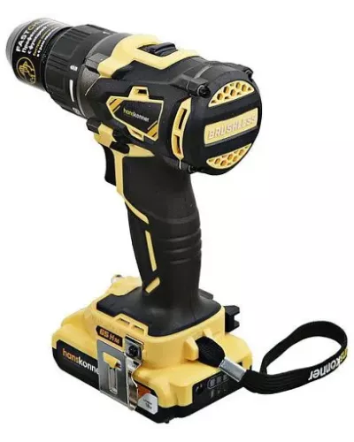 Аккумуляторный шуруповерт Hanskonner  HCD1865BL Unibattery