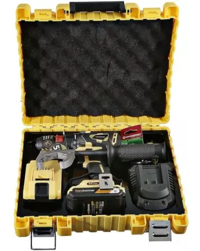 Аккумуляторный шуруповерт Hanskonner HCD1865BLC Unibattery