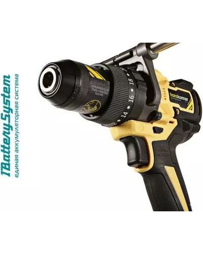 HCD20165PRO Аккумуляторный шуруповерт Hanskonner 1BatterySystem HCD20165PRO Аккумуляторный шуруповерт Hanskonner 1BatterySystem