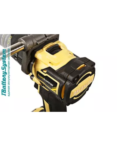 HCD20165PRO Аккумуляторный шуруповерт Hanskonner 1BatterySystem HCD20165PRO Аккумуляторный шуруповерт Hanskonner 1BatterySystem