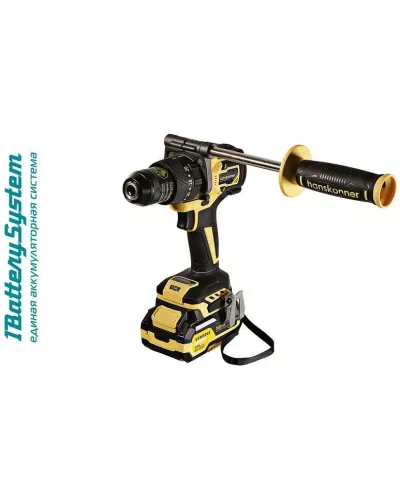 HCD20165PRO Аккумуляторный шуруповерт Hanskonner 1BatterySystem HCD20165PRO Аккумуляторный шуруповерт Hanskonner 1BatterySystem