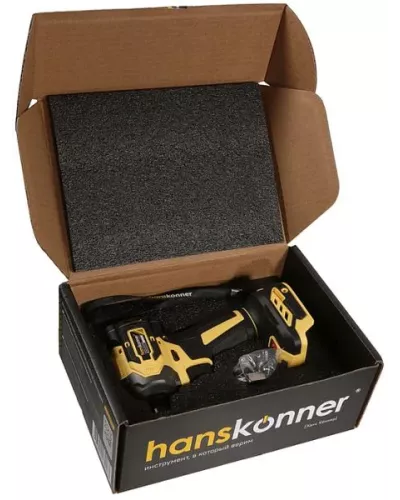 Аккумуляторный ударный винтоверт Hanskonner HCD20280BL 1BatterySystem Аккумуляторный ударный винтоверт Hanskonner HCD20280BL 1BatterySystem