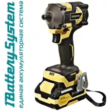 HCD20420BLC Аккумуляторный ударный гайковерт Hanskonner 1BatterySystem, 4603010129264, шт