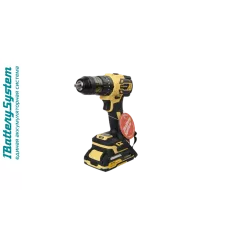 HCD2065PRO Аккумуляторный шуруповерт Hanskonner 1BatterySystem