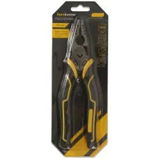 Пассатижи 175мм, эксц. шарнир,+30% к силе реза, СrV, TPR рук., Hanskonner