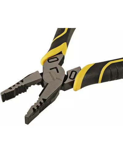 Пассатижи 200мм, эксц. шарнир,+30% к силе реза, СrV, TPR рук., Hanskonner