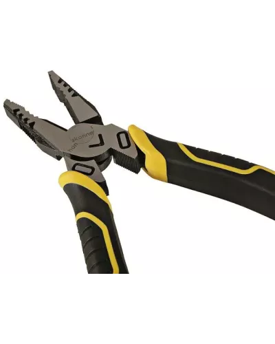 Пассатижи 200мм, эксц. шарнир,+30% к силе реза, СrV, TPR рук., Hanskonner