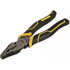 Пассатижи 200мм, эксц. шарнир,+30% к силе реза, СrV, TPR рук., Hanskonner