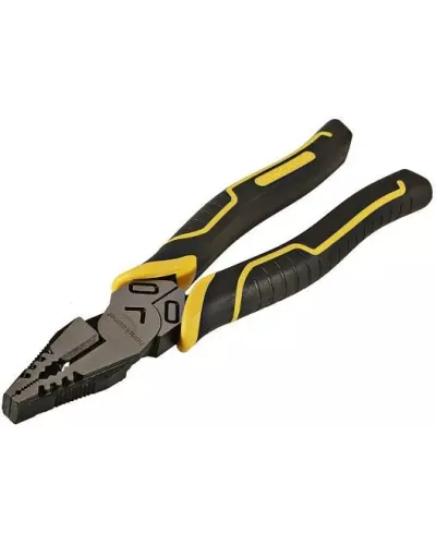 Пассатижи 200мм, эксц. шарнир,+30% к силе реза, СrV, TPR рук., Hanskonner