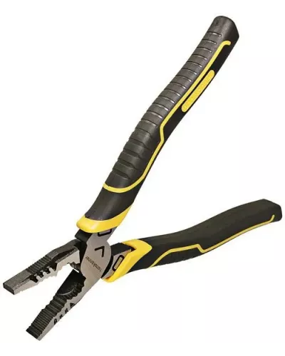 Пассатижи 225мм, эксц. шарнир,+30% к силе реза, СrV, TPR рук., Hanskonner