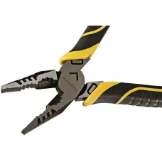 Пассатижи 225мм, эксц. шарнир,+30% к силе реза, СrV, TPR рук., Hanskonner