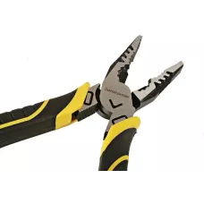 Пассатижи 225мм, эксц. шарнир,+30% к силе реза, СrV, TPR рук., Hanskonner