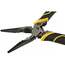 Длинногубцы 200мм, эксц. шарнир,+30% к силе реза, СrV, TPR рук., Hanskonner