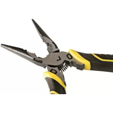 Длинногубцы 200мм, эксц. шарнир,+30% к силе реза, СrV, TPR рук., Hanskonner