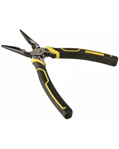 Длинногубцы 200мм, эксц. шарнир,+30% к силе реза, СrV, TPR рук., Hanskonner