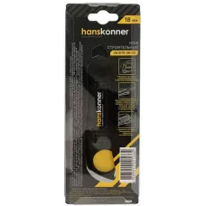 Нож 18мм, обрезиненный корпус, лезвие SK2 0.7мм, Hanskonner