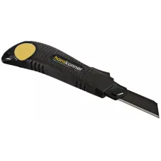 Нож 18мм, обрезиненный корпус, лезвие SK2 0.7мм, Hanskonner