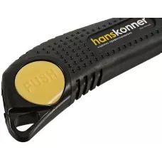 Нож 18мм, обрезиненный корпус, лезвие SK2 0.7мм, Hanskonner