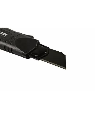 Нож 25мм, обрезиненный корпус, лезвие SK2 0.7мм, Hanskonner