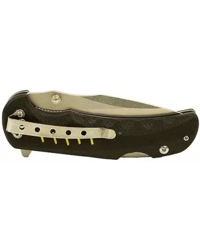 Нож складной 200мм, клинок 90мм, шило, рукоять G10, подшипник, Hanskonner