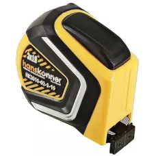 Рулетка 3x19мм, автостоп, двухстор., нейлон, супермощный магнит, Hanskonner