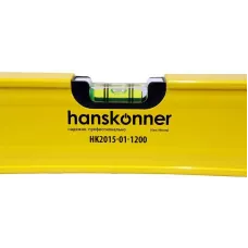 HK2015-01-1200 Уровень алюм.1200мм,3 колбы,усилен,фрезеров.,магнит,точность 0,5мм/м, HANSKONNER, 4603010091820 (CN), шт