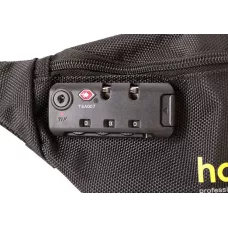 Сумка поясная, 2 отделения, 360x150x70мм, кодовый замок, Hanskonner