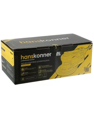 Эксцентриковая шлифовальная машина Hanskonner HOS8140BL