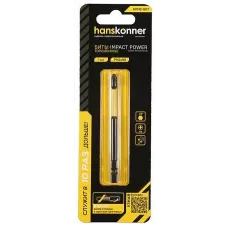 Бита PH2x90мм, ImpactPower, торсионная, 1шт, Hanskonner