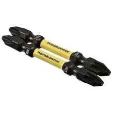 Биты PH2PZ2x65мм, ImpactPower, двуст., торсионные, 2шт, Hanskonner