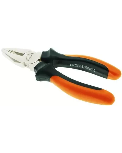 Пассатижи, 160мм, TPR рукоятки, никелированные, Sturm!