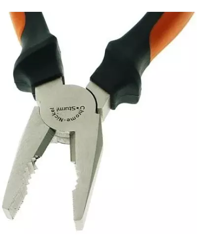 Пассатижи, 180мм, TPR рукоятки, никелированные, Sturm!