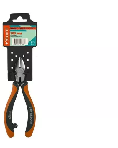 Бокорезы, 160мм, TPR рукоятки, никелированные, Profi HQ, Sturm!