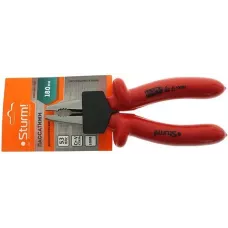 Пассатижи, 180мм, диэлектрические рукоятки, Sturm!
