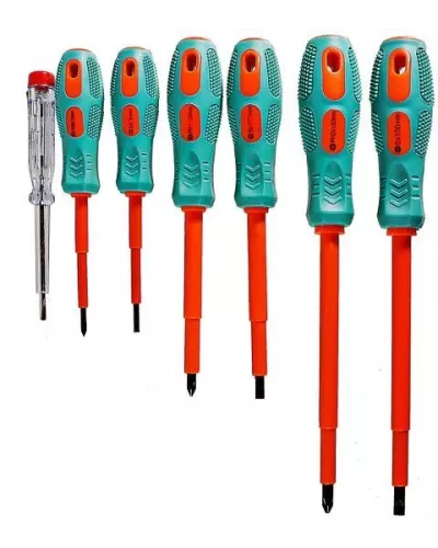 Набор отверток диэлектрических 7 шт, CrV, тканевый кейс Sturm!