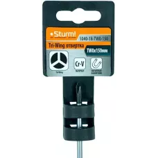 1040-18-TW0-150 Отвертка Tri-Wing TW0x150мм, эрго ручка, магнитный наконечник, Sturm! 4603010099666 (CN), шт