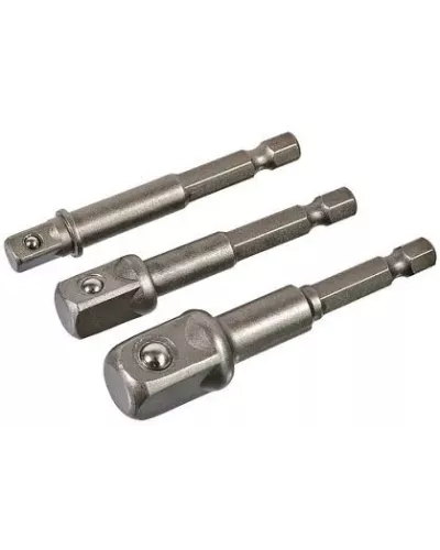 Набор адаптеров для торцевых головок 3 шт., 1/4